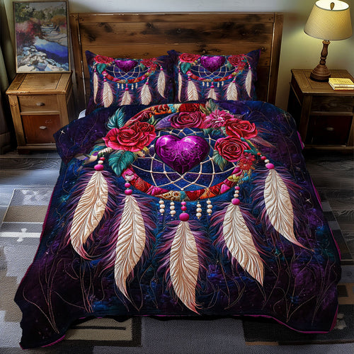 Heart Rose Dreamcatcher WY09120058CL Duvet Cover Set