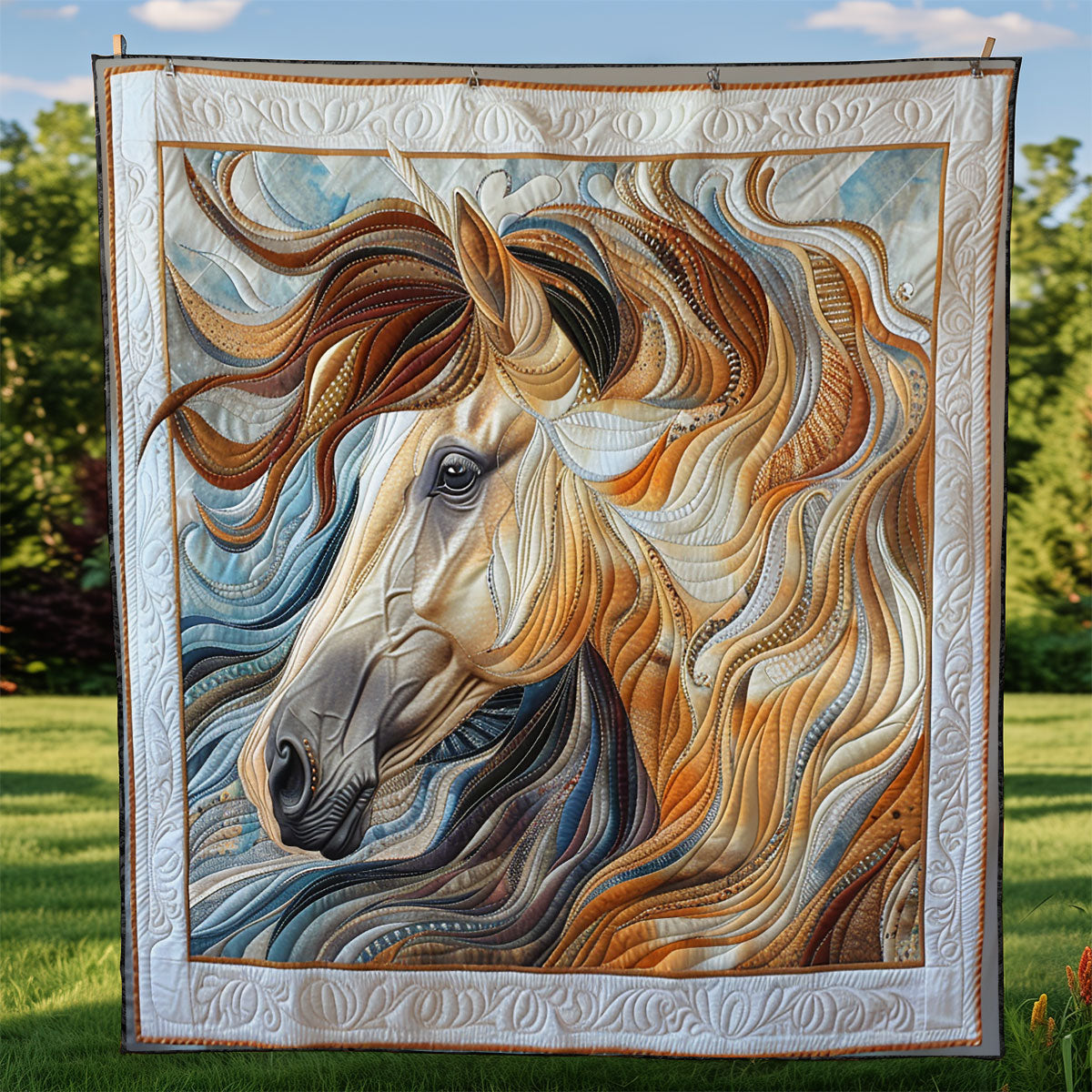 Horse Art CQ1704002CL Quilt