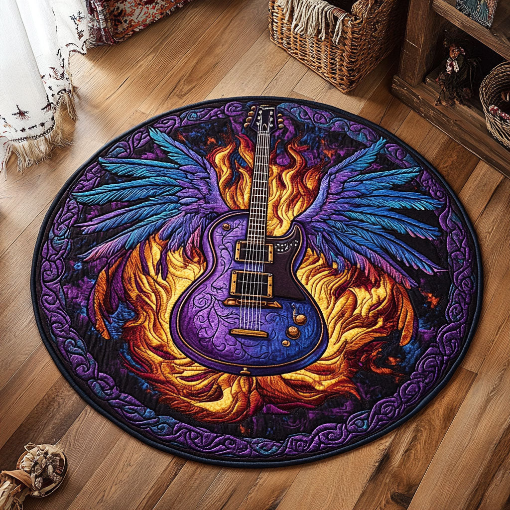 Firewing Rock WY2305009CL Quilted Round Mat