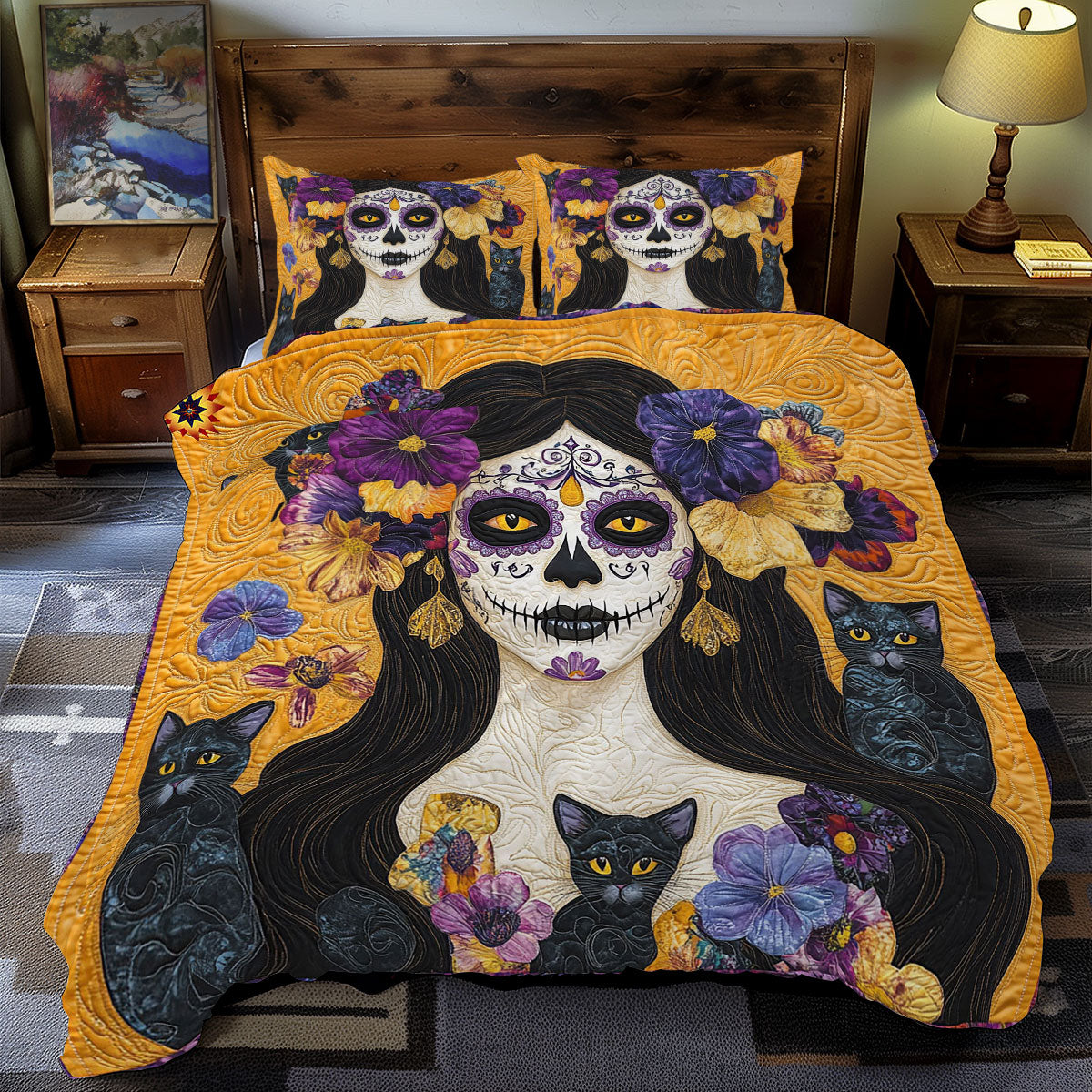 Mexican Festival Women WY2412029CL Duvet Cover Set