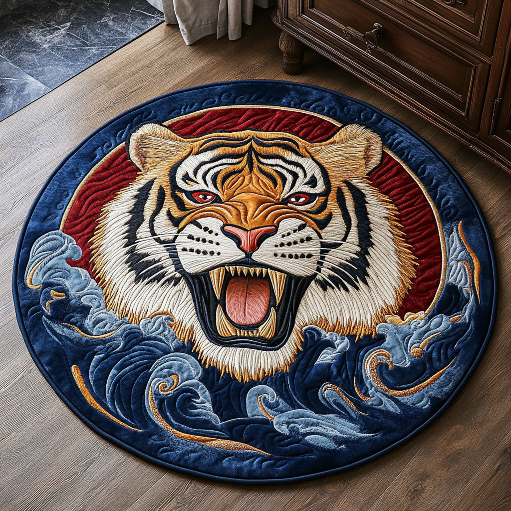 Tiger Roar CP0409022CL Quilted Round Mat