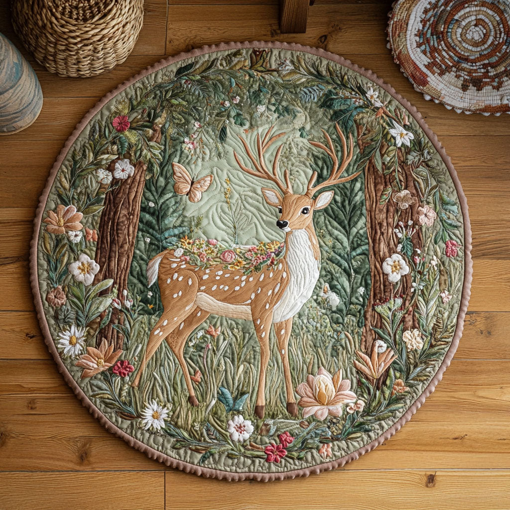 Gentle Wild WY2507075CL Quilted Round Mat