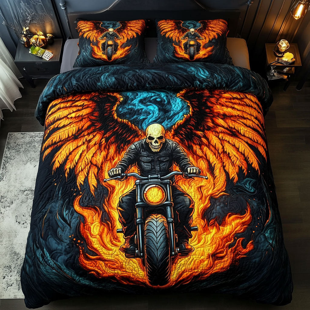 Skull Rider Dream DH1010026CL Duvet Cover Set