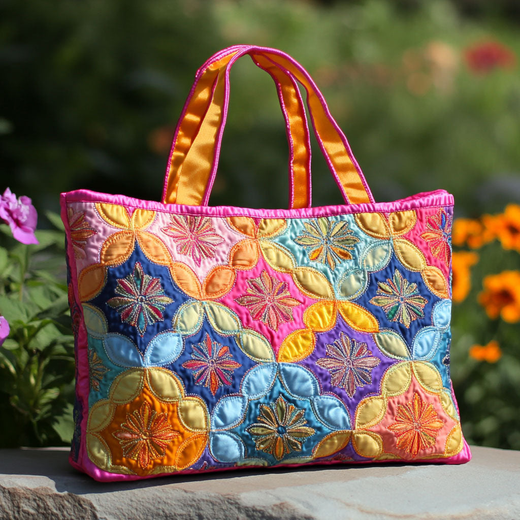Candy Color Diamond CW2709006CL Quilted Tote Bag