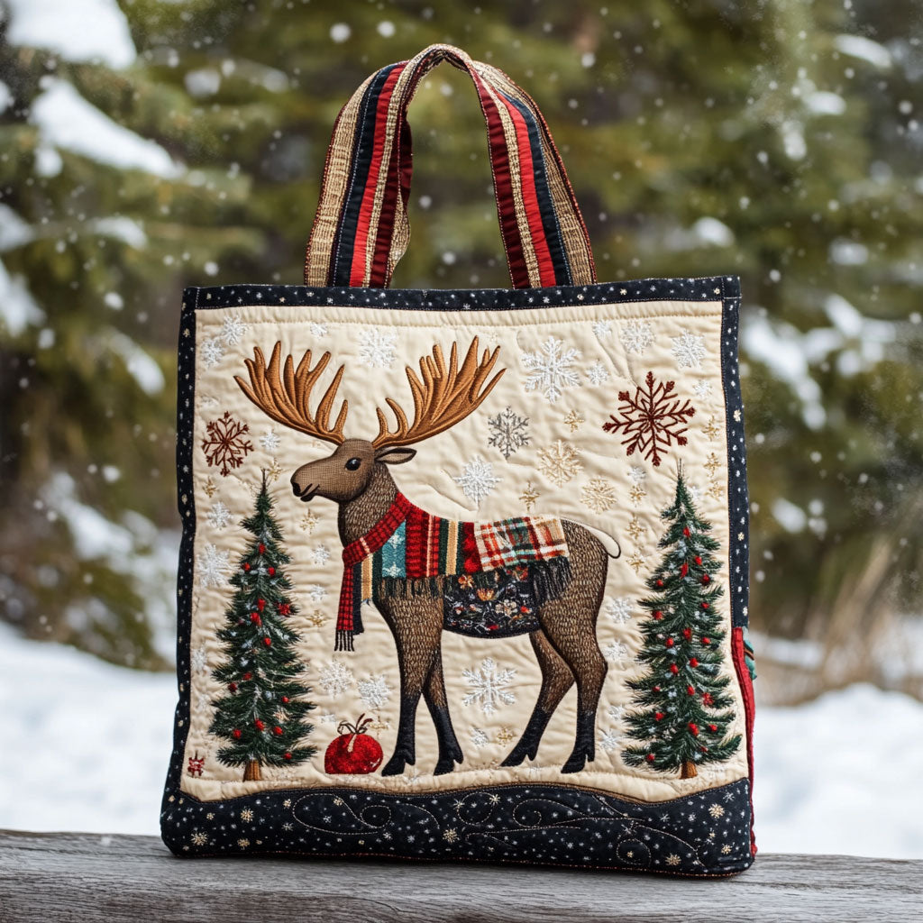 Cozy Moose WN2609014CL Quilted Tote Bag