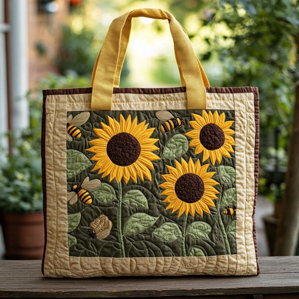 Sunny Bees CP2209011CL Quilted Tote Bag