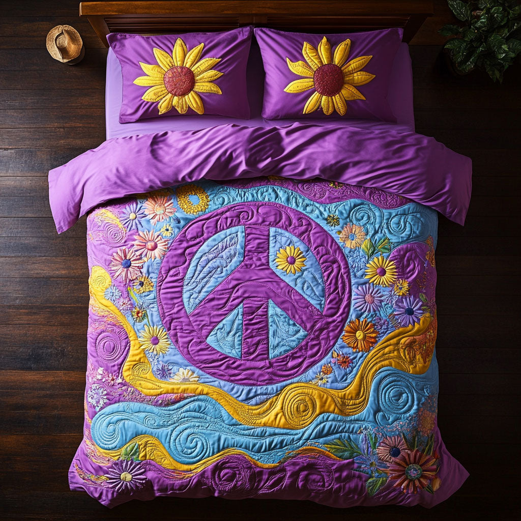 Peaceful Blossom Dream WY2306038CL Duvet Cover Set