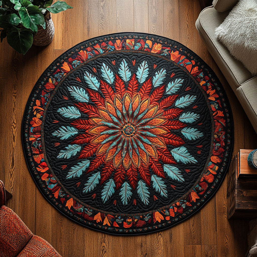 Dreamcatcher Spirit CW0909020CL Quilted Round Mat