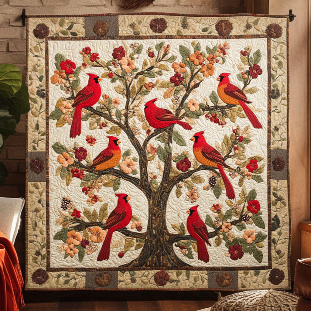 Cardinal Crimson Sky WN0310008CL Quilt