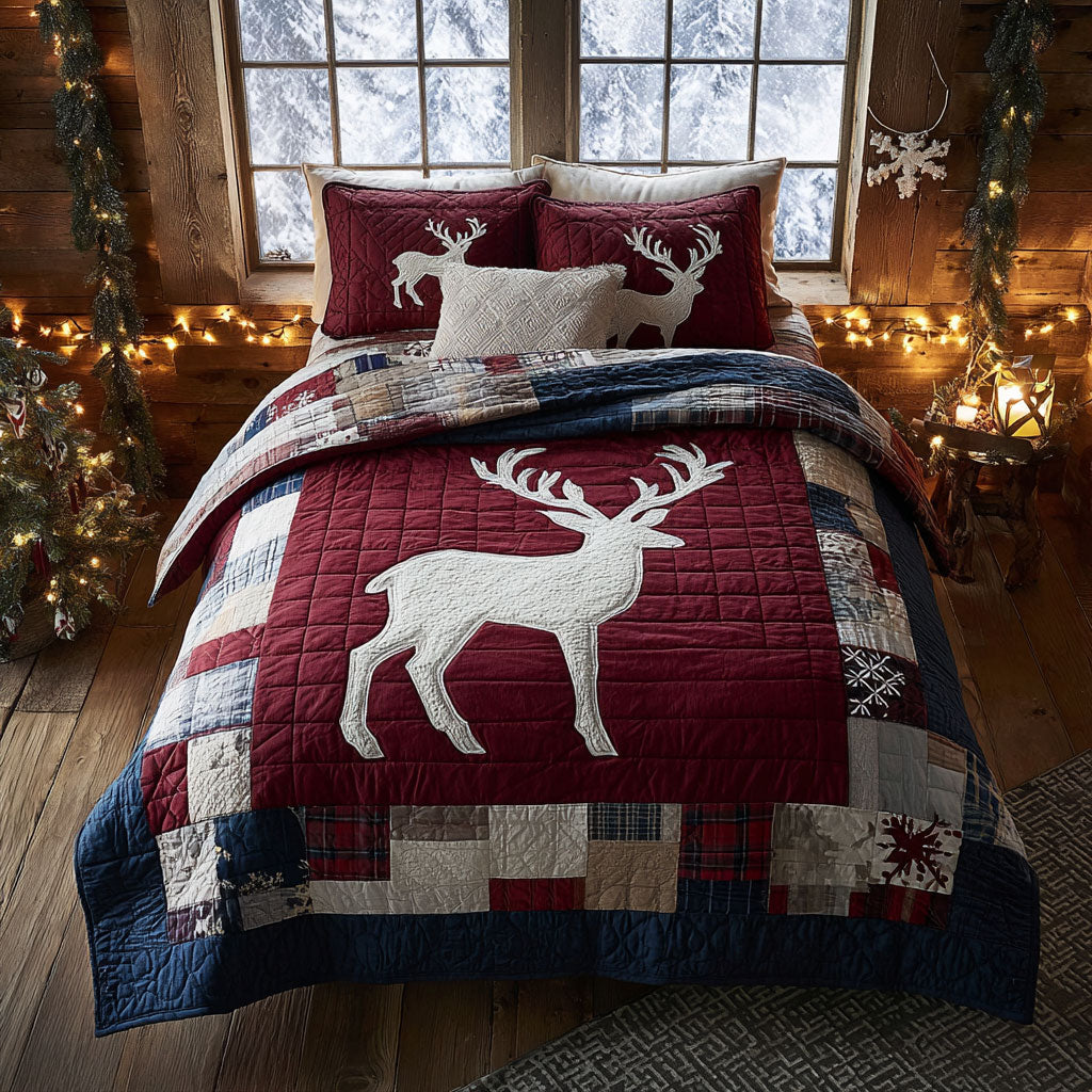 Reindeer Winter Star CW2208032CL Duvet Cover Set