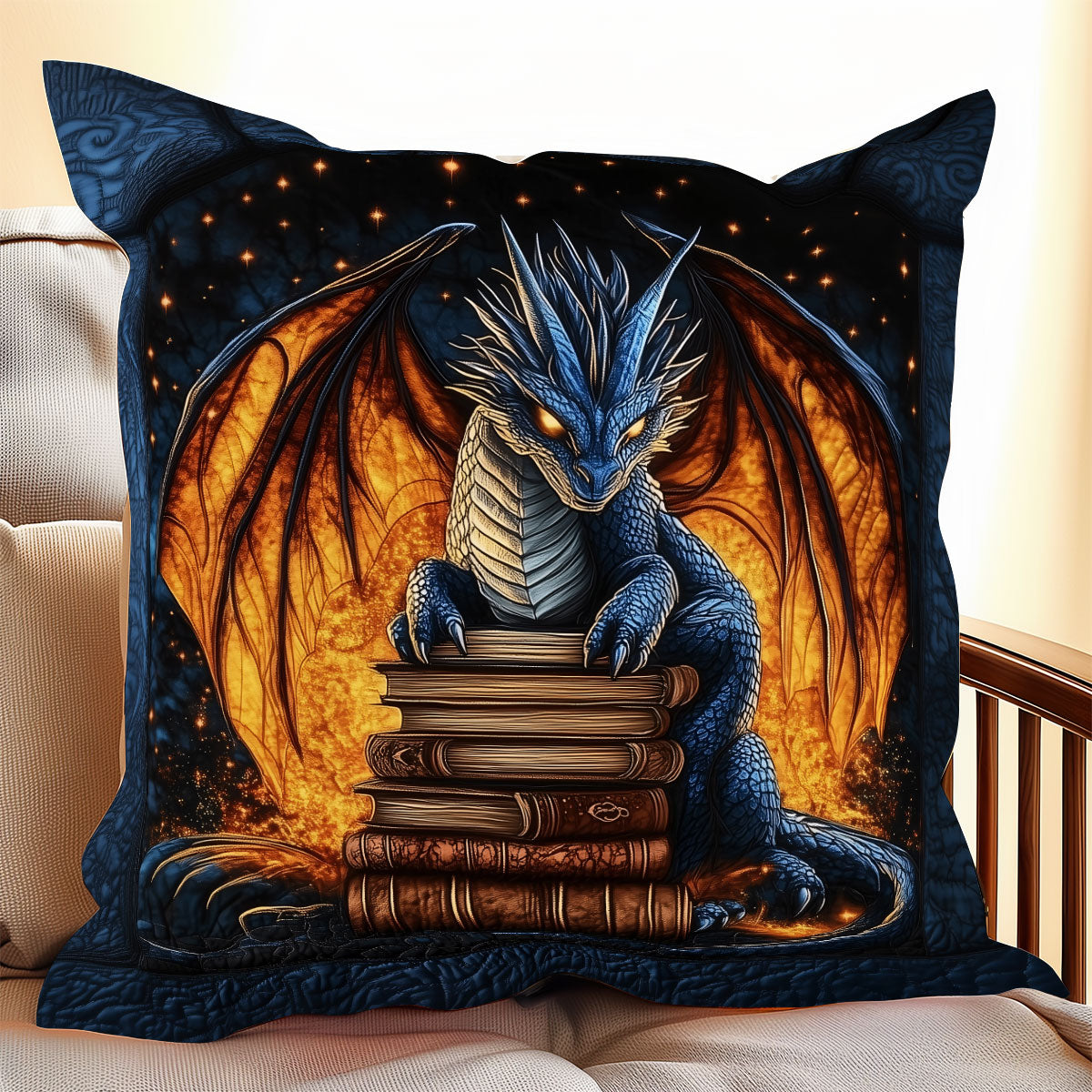 Mystic Dragon Book CW1406023CL Quilt Pillow Case