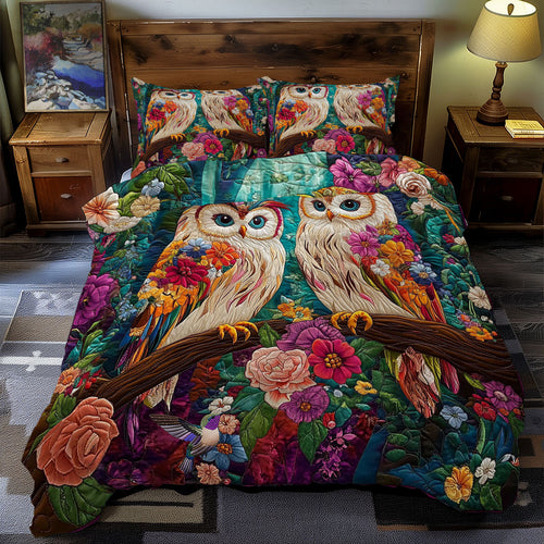 Couple Owl WY1012061CL Duvet Cover Set