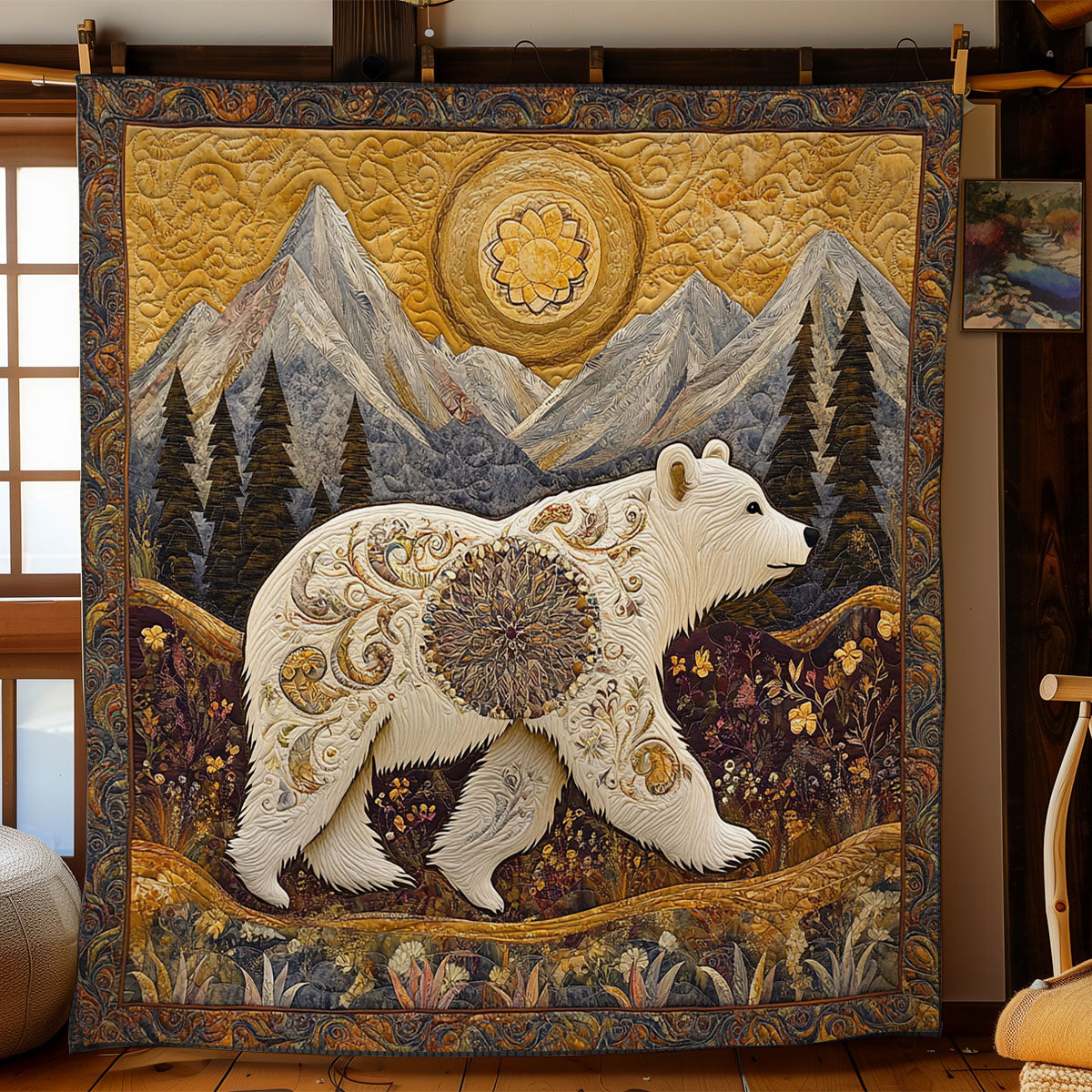 Blossom Bear Trail WN2406010CL Quilt