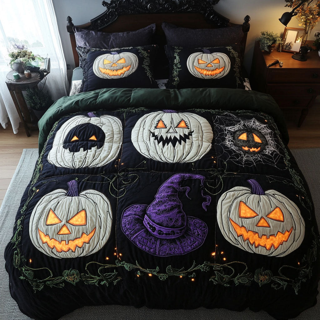 Pumpkin Witch Light WN1808014CL Duvet Cover Set