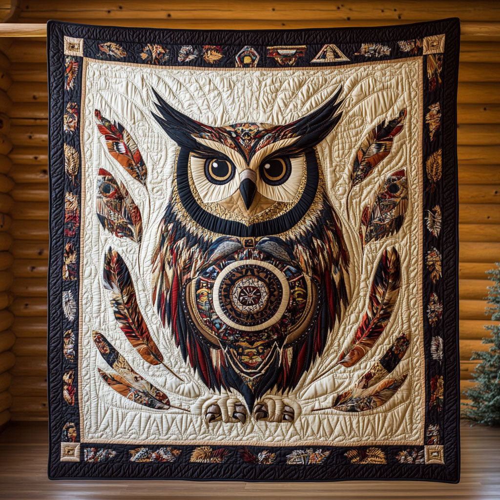 Tribal Owl CW2306046CL Quilt
