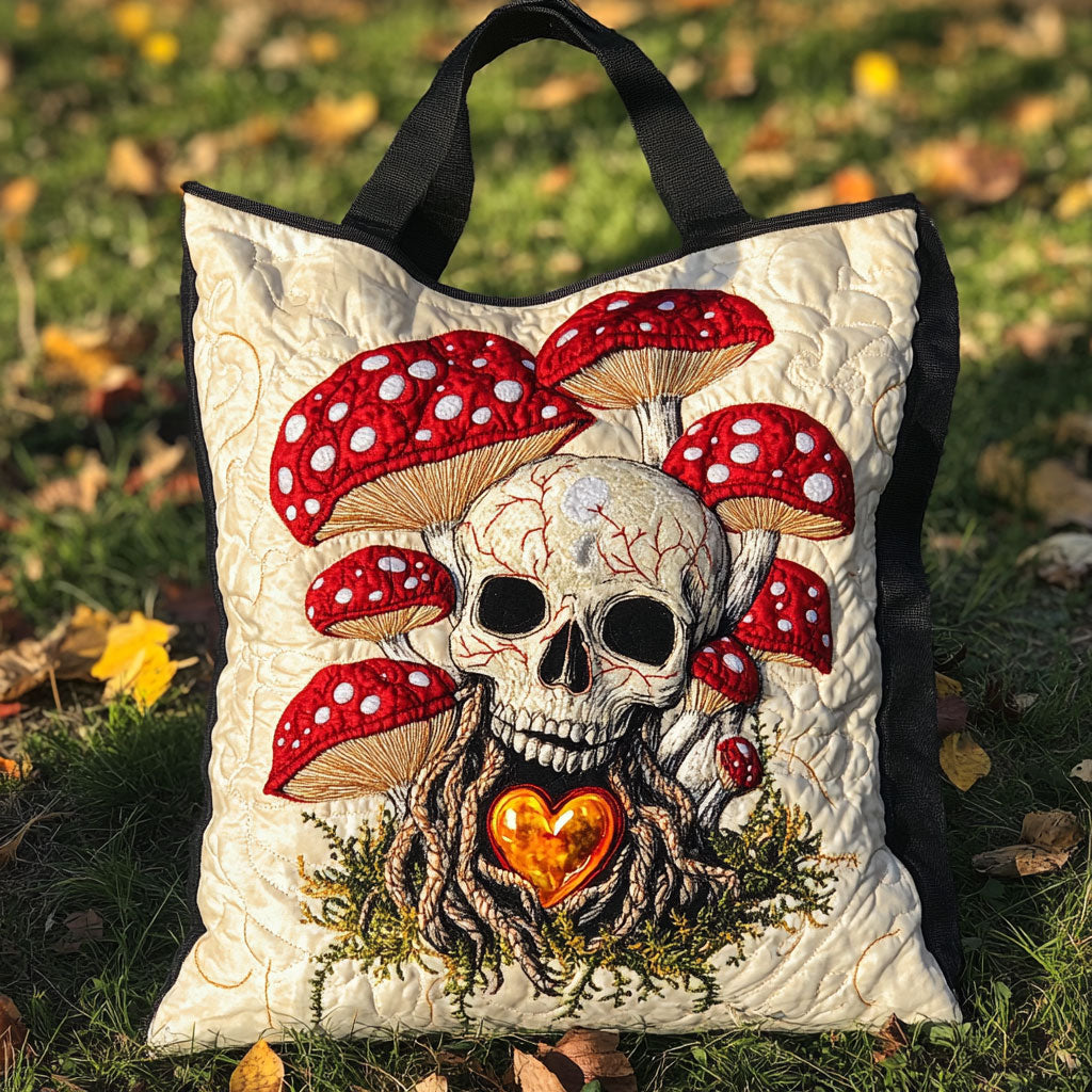 Twilight Skull WN2810072CL Quilted Tote Bag