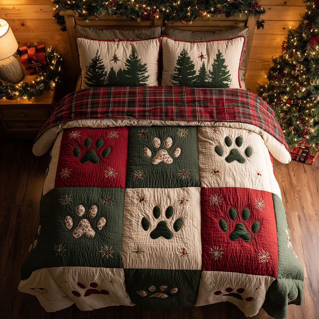 Cozy Paw Trail CW0511035CL Duvet Cover Set