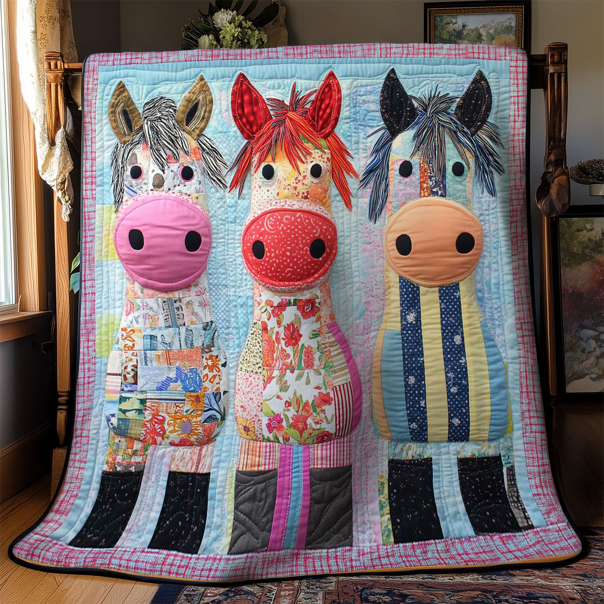Happy Horse Trio WN1803003CL Quilt