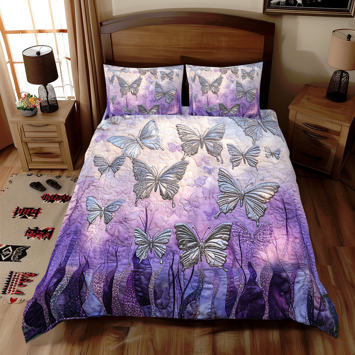 Moonlit Butterfly WJ0712048CL Duvet Cover Set