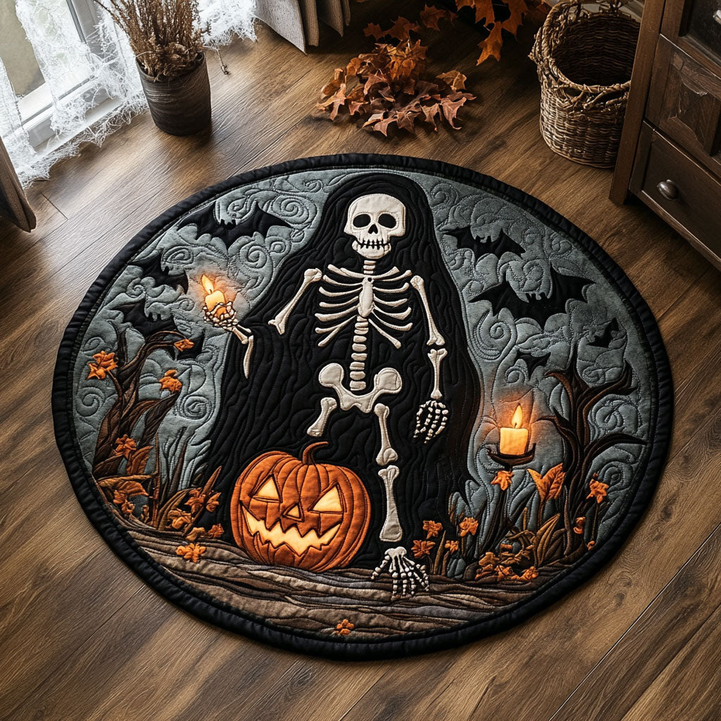 Grim Harvest WY1107013CL Quilted Round Mat