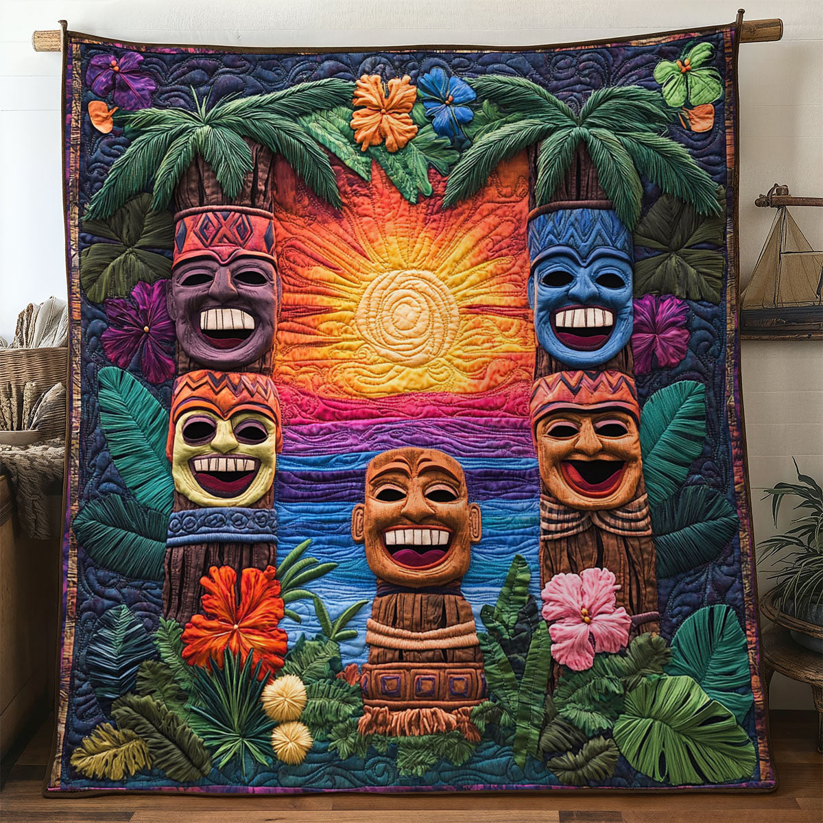 Tiki Spirit WN3005044CL Quilt