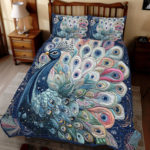 Colorful Peacock WX1712052CL Duvet Cover Set