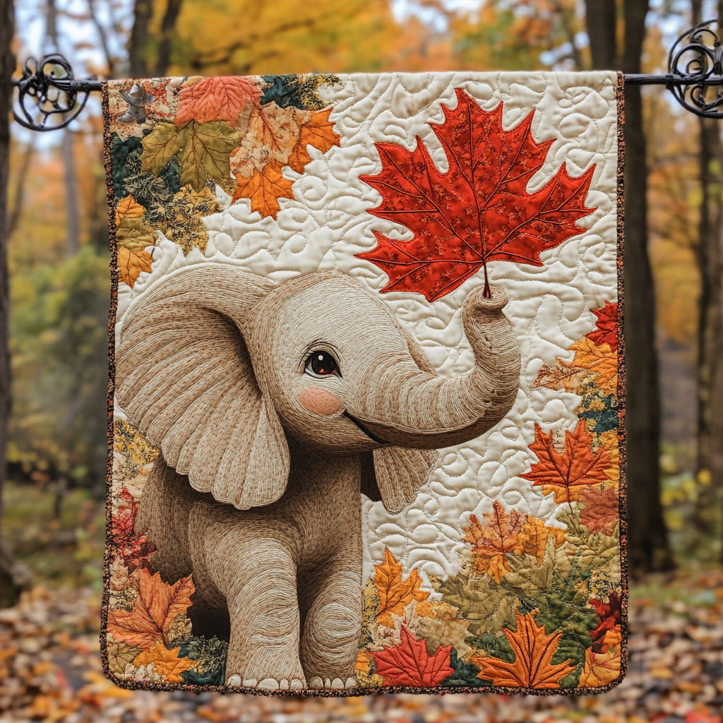 Happy Elephant WU1710002CL Quilt