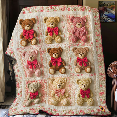 Lovely Teddy Bear WJ1212027CL Quilt