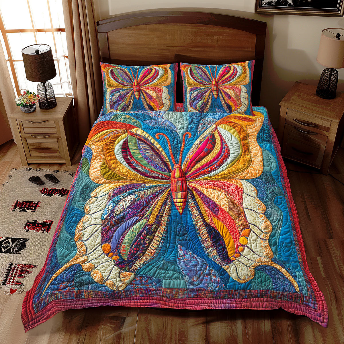 Colorful Butterfly WX2111060CL Duvet Cover Set