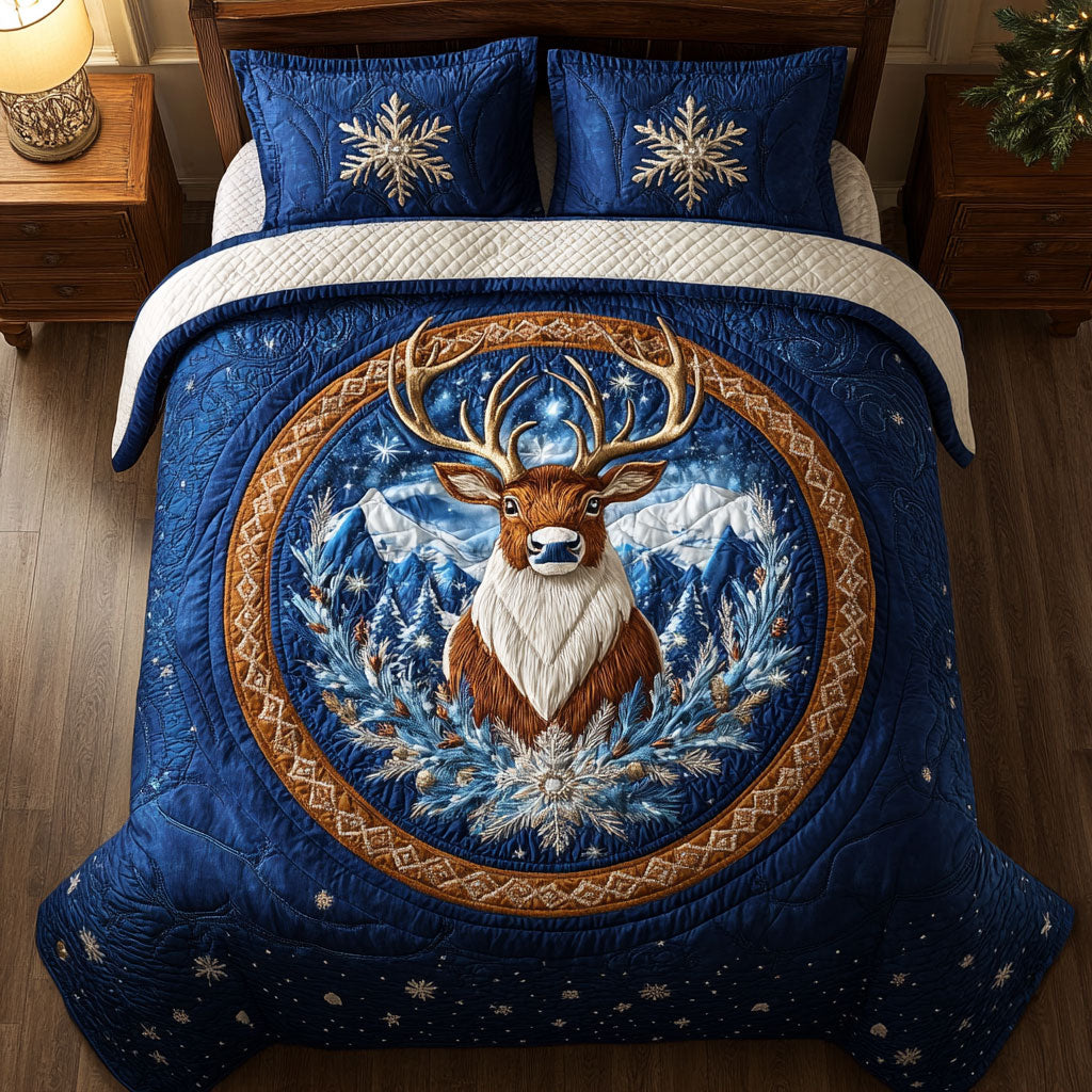 Majestic Reindeer Winter XK2309004CL Duvet Cover Set