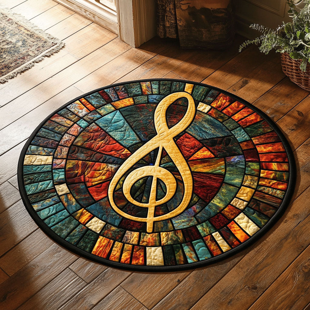 Majestic Musican WX2605039CL Quilted Round Mat