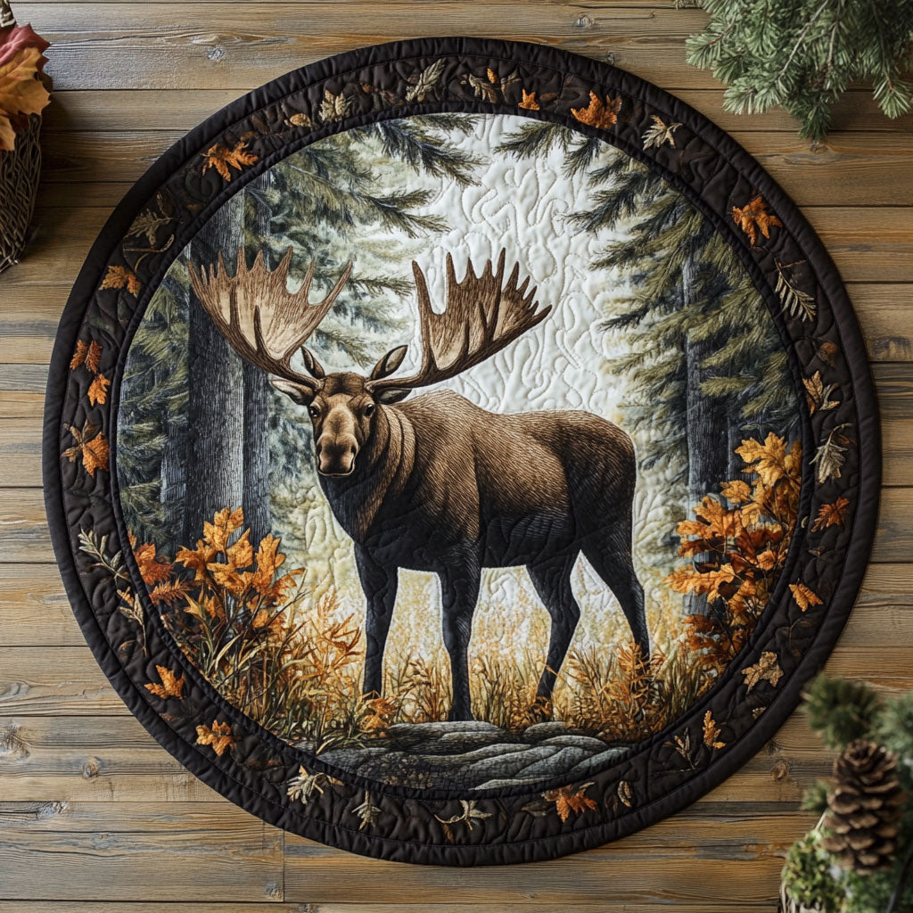 Big Elk CQ1206041CL Quilted Round Mat