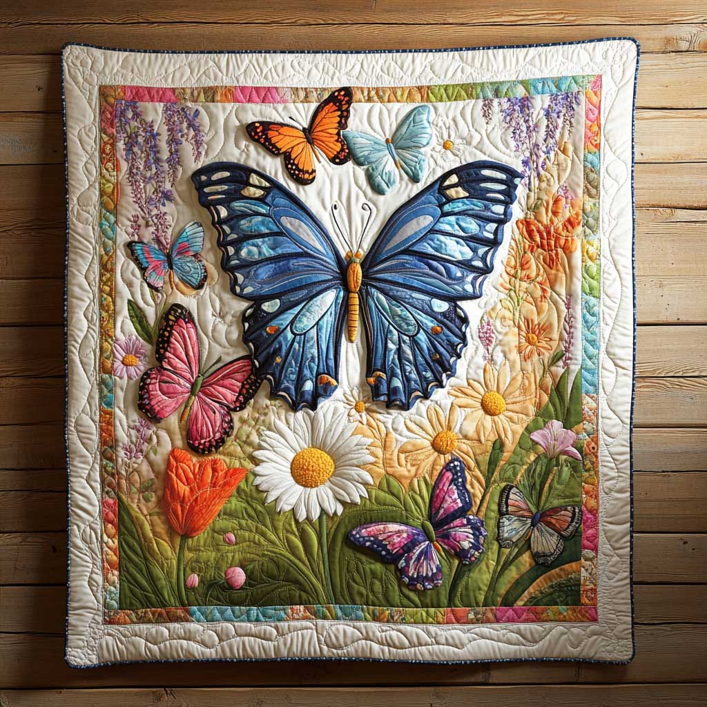 Outstanding Butterfly CQ1505033CL Quilt
