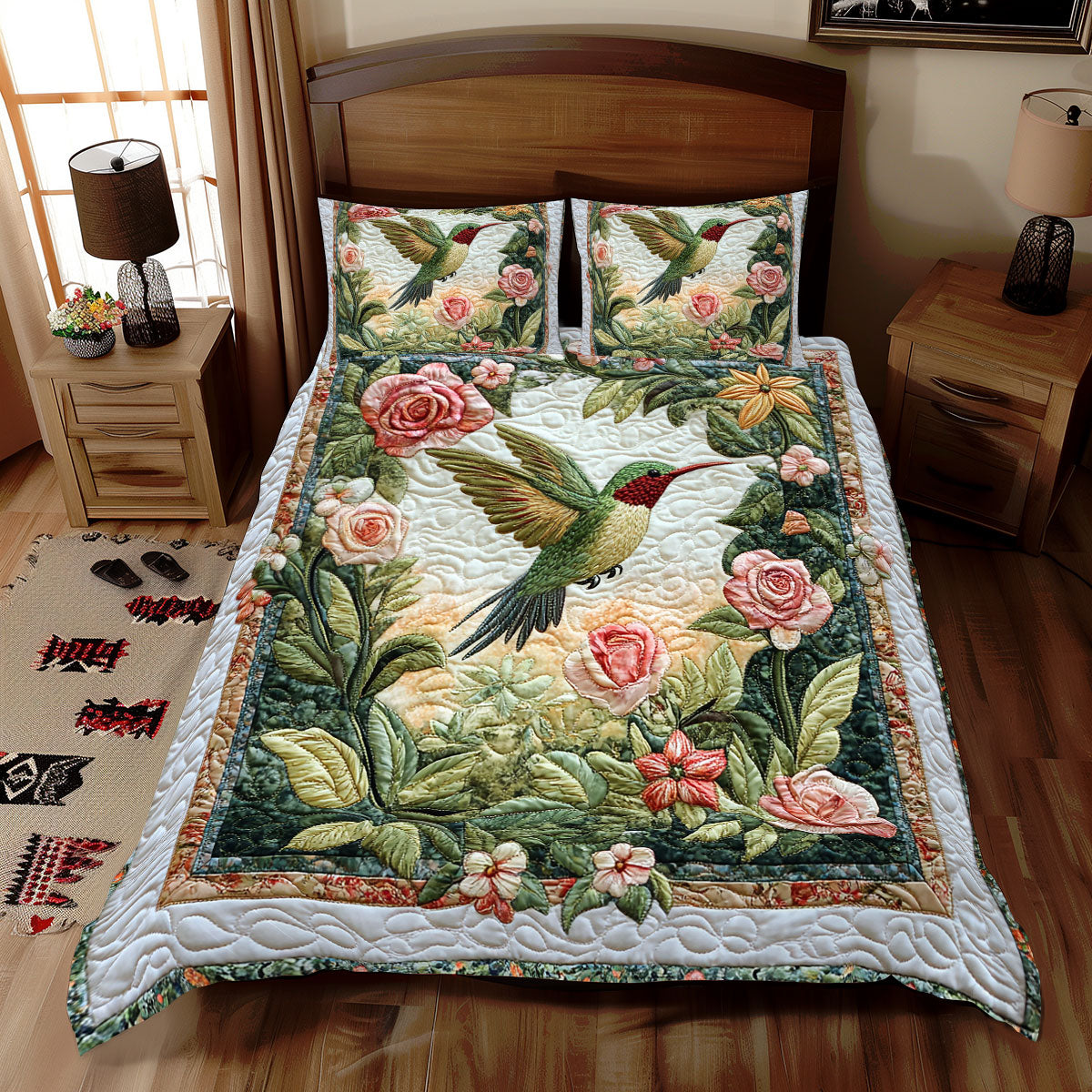 Hummingbird WX0212080CL Duvet Cover Set
