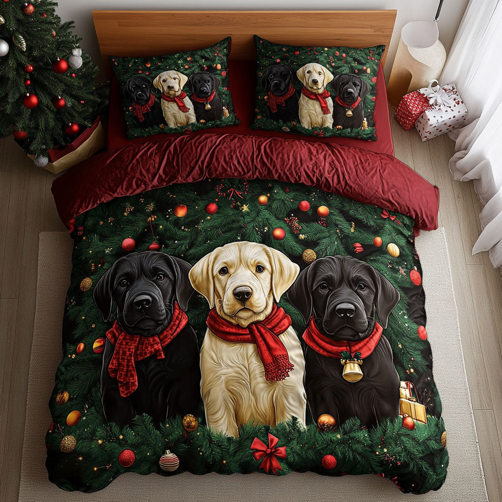 Labrador Christmas CW3010019CL Duvet Cover Set