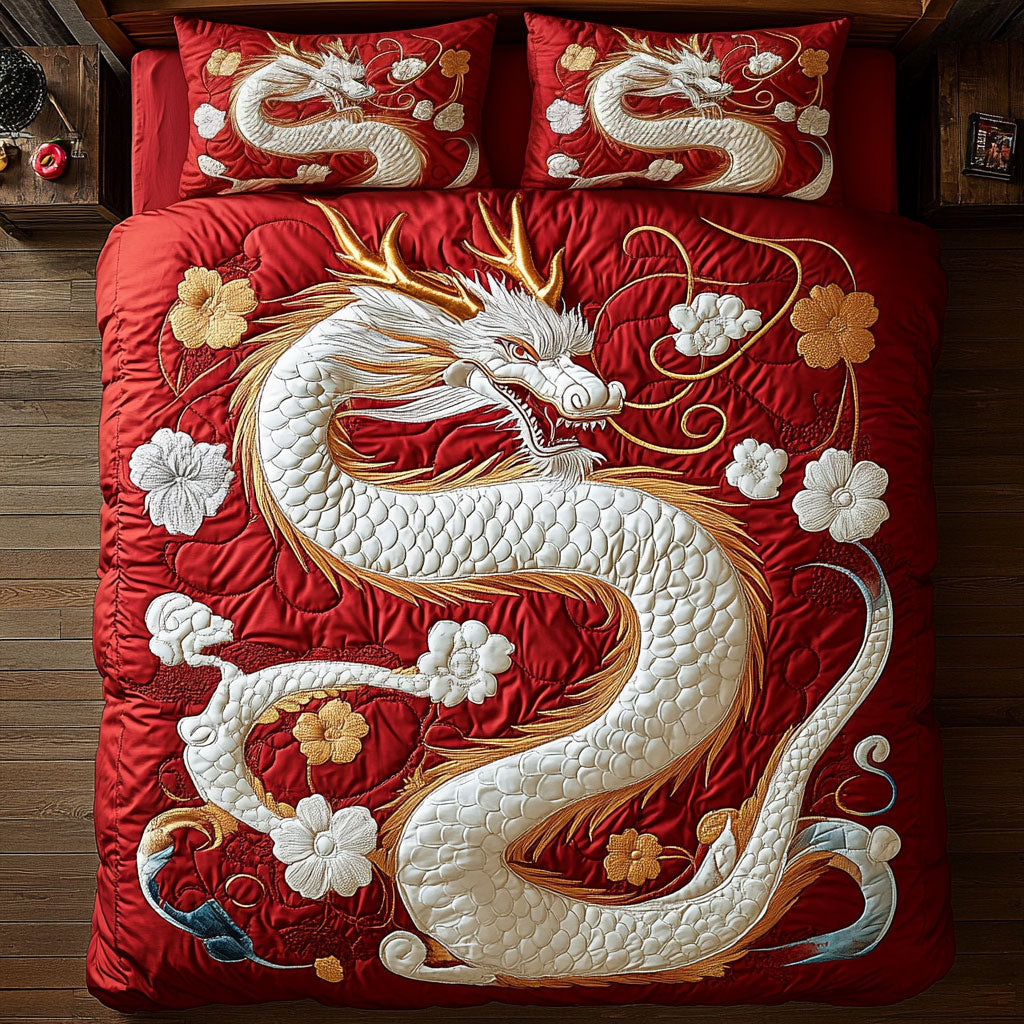 Celestial Dragon Silk WY1308051CL Duvet Cover Set