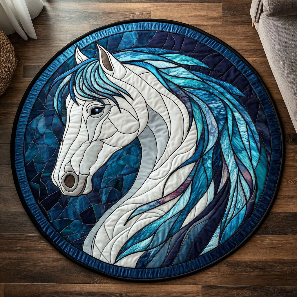 Blue Horse WX2805004CL Quilted Round Mat