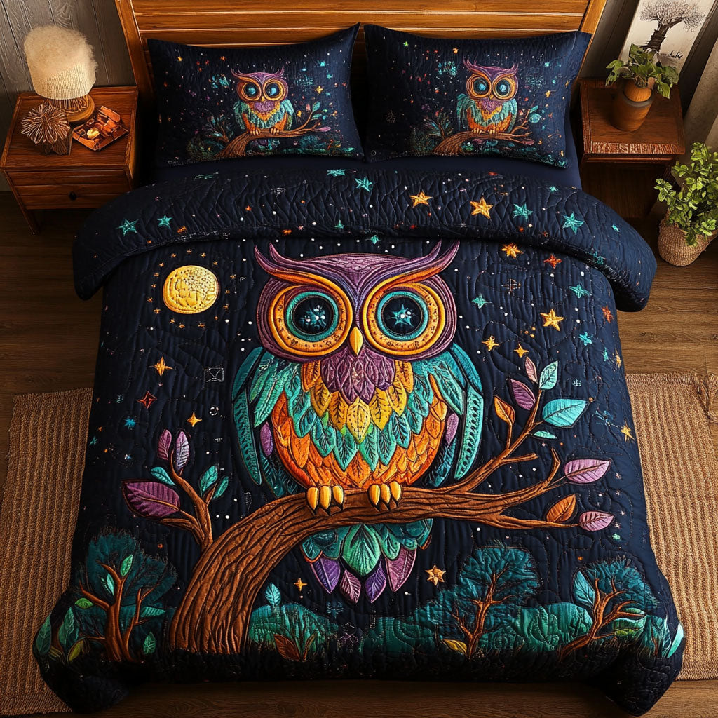 Dreamy Forest Owl WJ2403020CL Duvet Cover Set