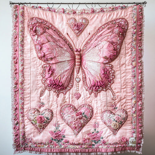 Butterfly Blooming Into You WU2410056CL Quilt