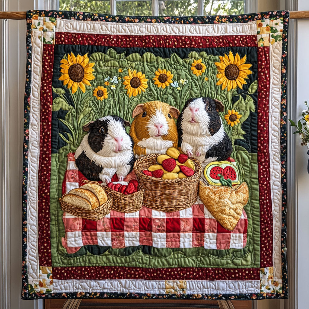 Sunflowers And Squeaks WY2308030CL Quilt