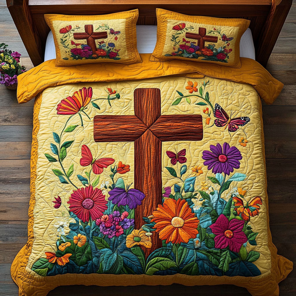 Floral Cross Meadow WY0508020CL Duvet Cover Set