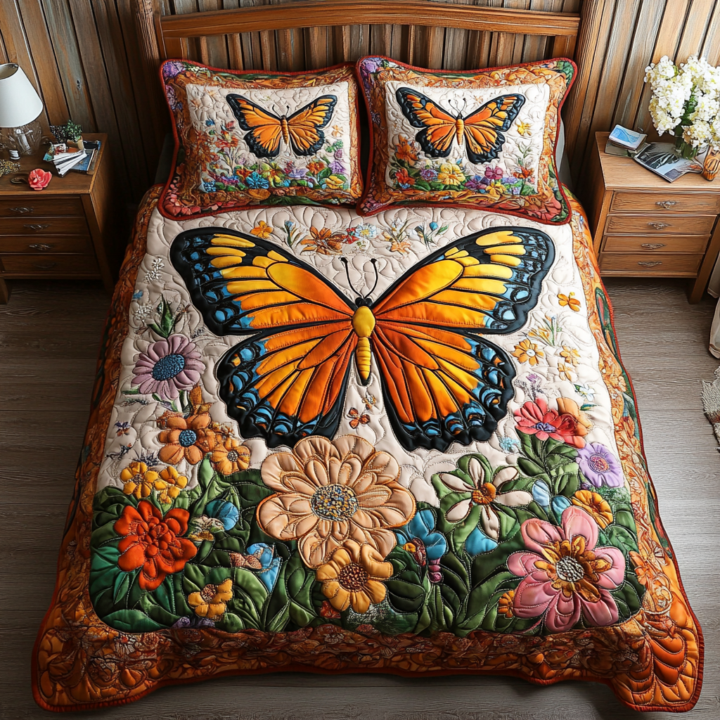 Monarch Garden XR1402002CL Duvet Cover Set