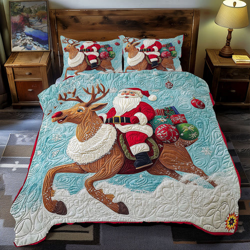 Santa Riding WY1212056CL Duvet Cover Set