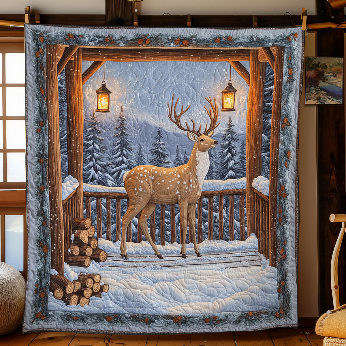 Snow Night CP0406049CL Quilt