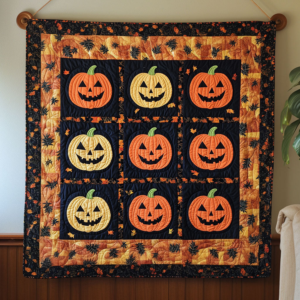 Pumpkin Halloween DH0909013CL Quilt