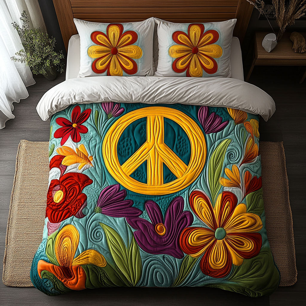 Floral Peace Garden WP0104010CL Duvet Cover Set