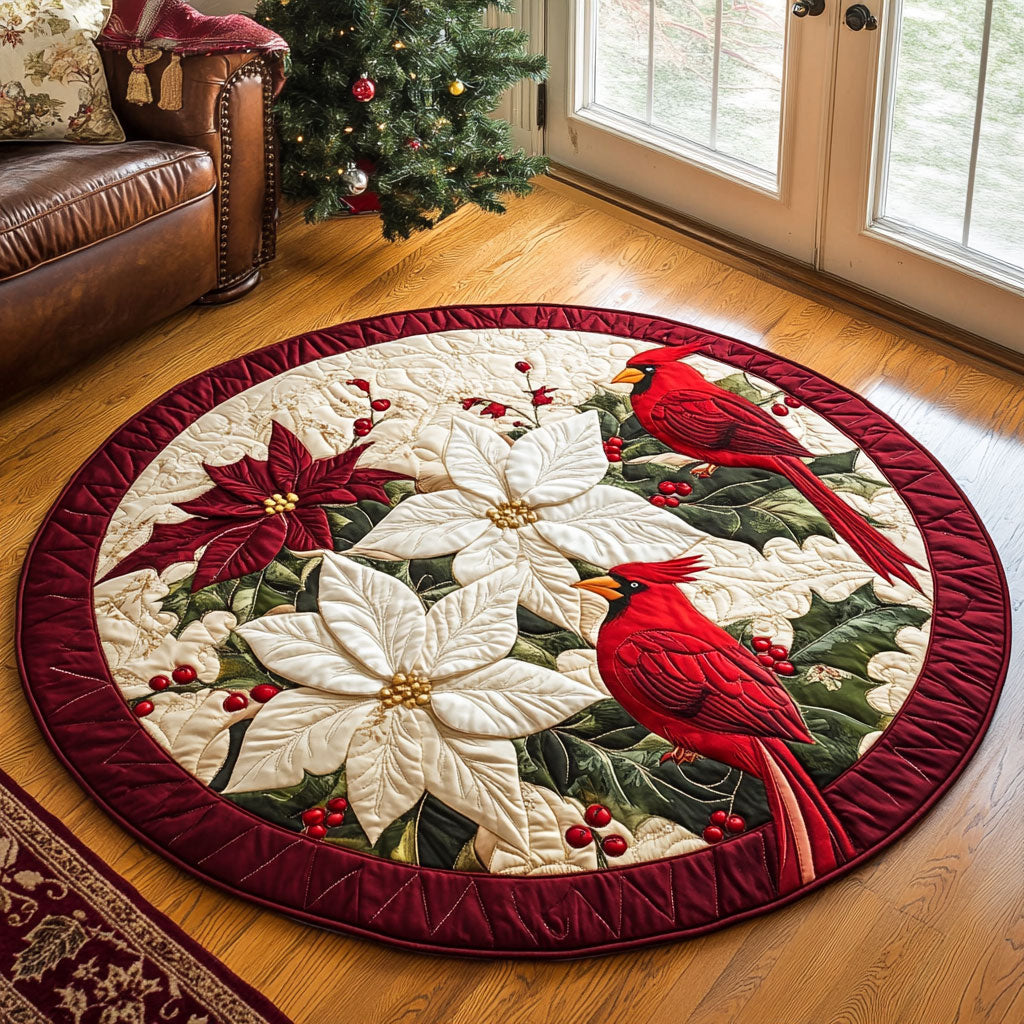 Christmas Radiance CP0410028CL Quilted Round Mat