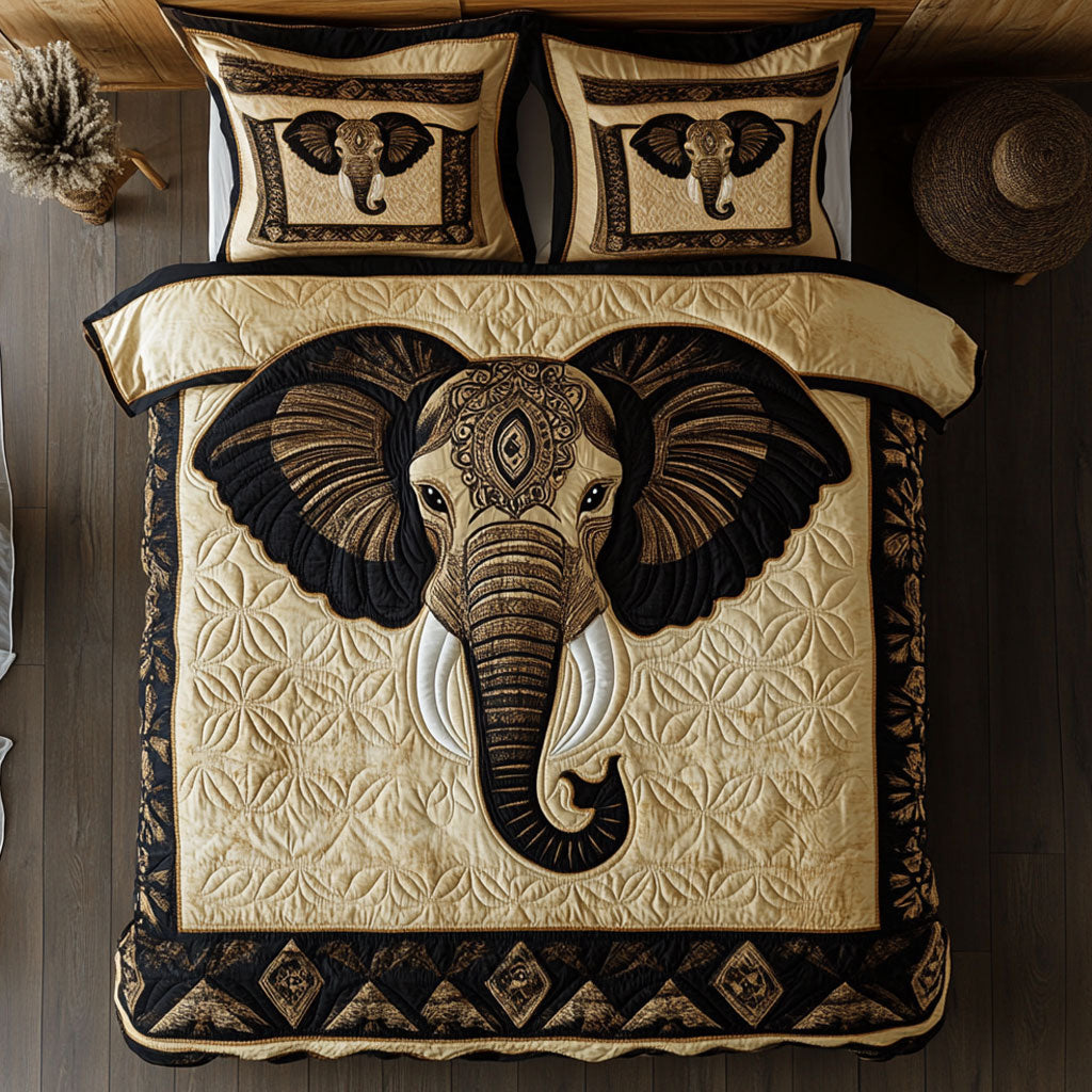 Tribal Elephant CP2006034CL Duvet Cover Set