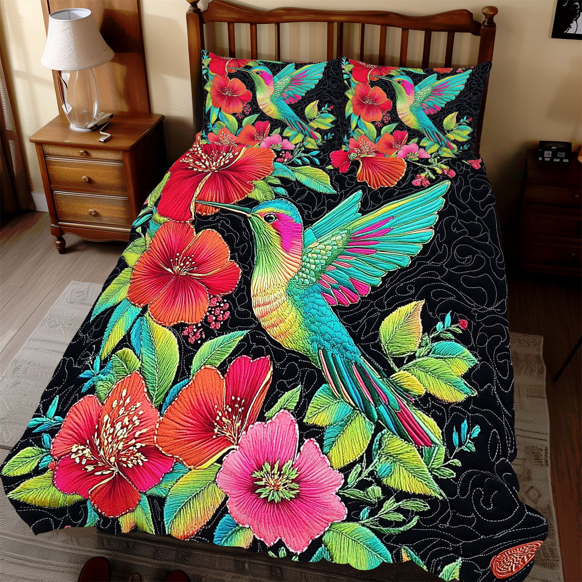 Vibrant Hummingbird WX2512120CL Duvet Cover Set