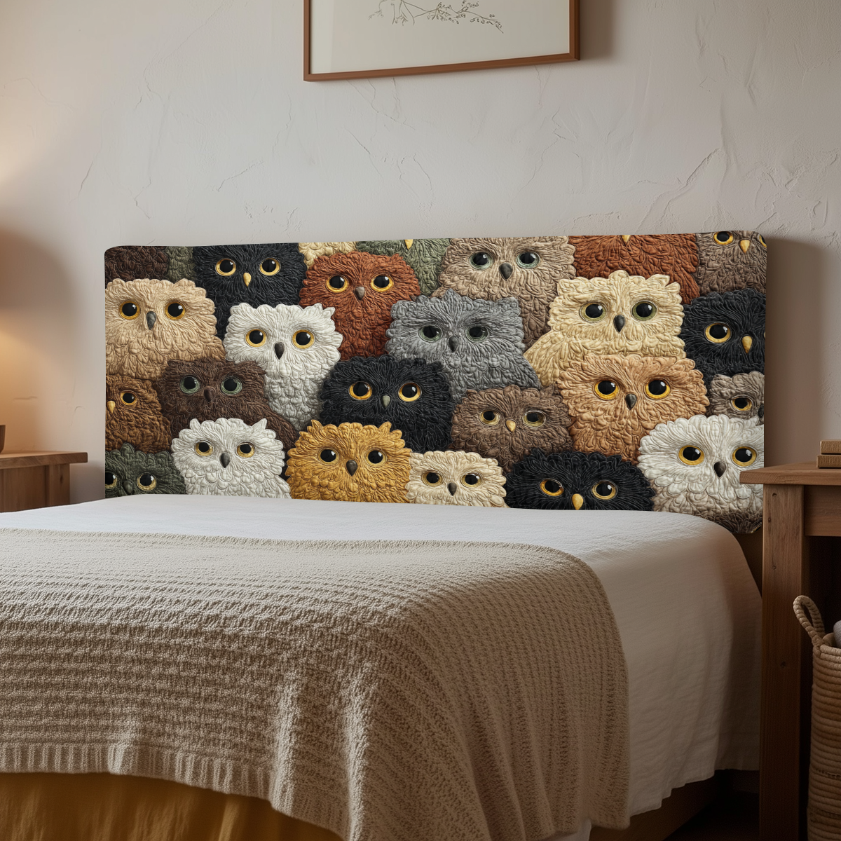 Owl XR2412009CL Quilted Headboard Slipcover